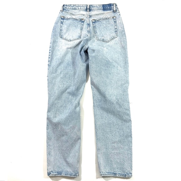 Abercrombie The Dad Jeans High Rise Acid Wash Curve Love - Picture 2 of 9